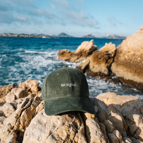 Casquette "No Signal" – Velours Côtelé