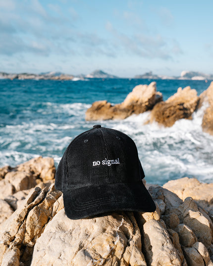 Casquette "No Signal" – Velours Côtelé