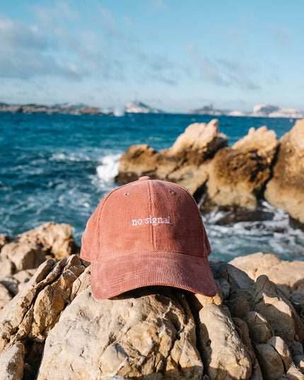 Casquette "No Signal" – Velours Côtelé