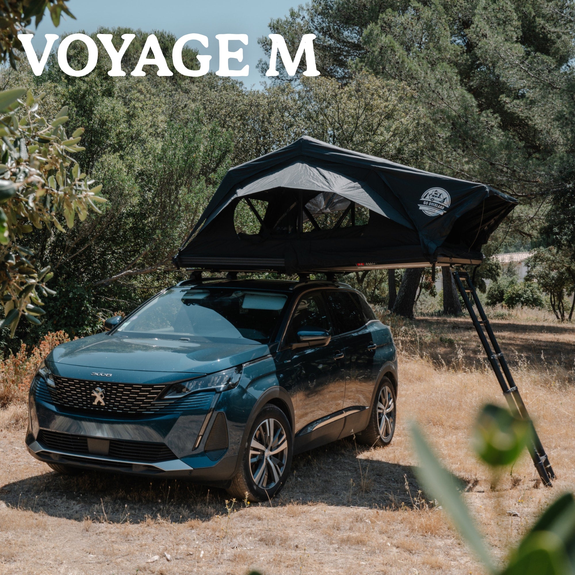 Tente de toit hybride Voyage M : compacte, petits SUV